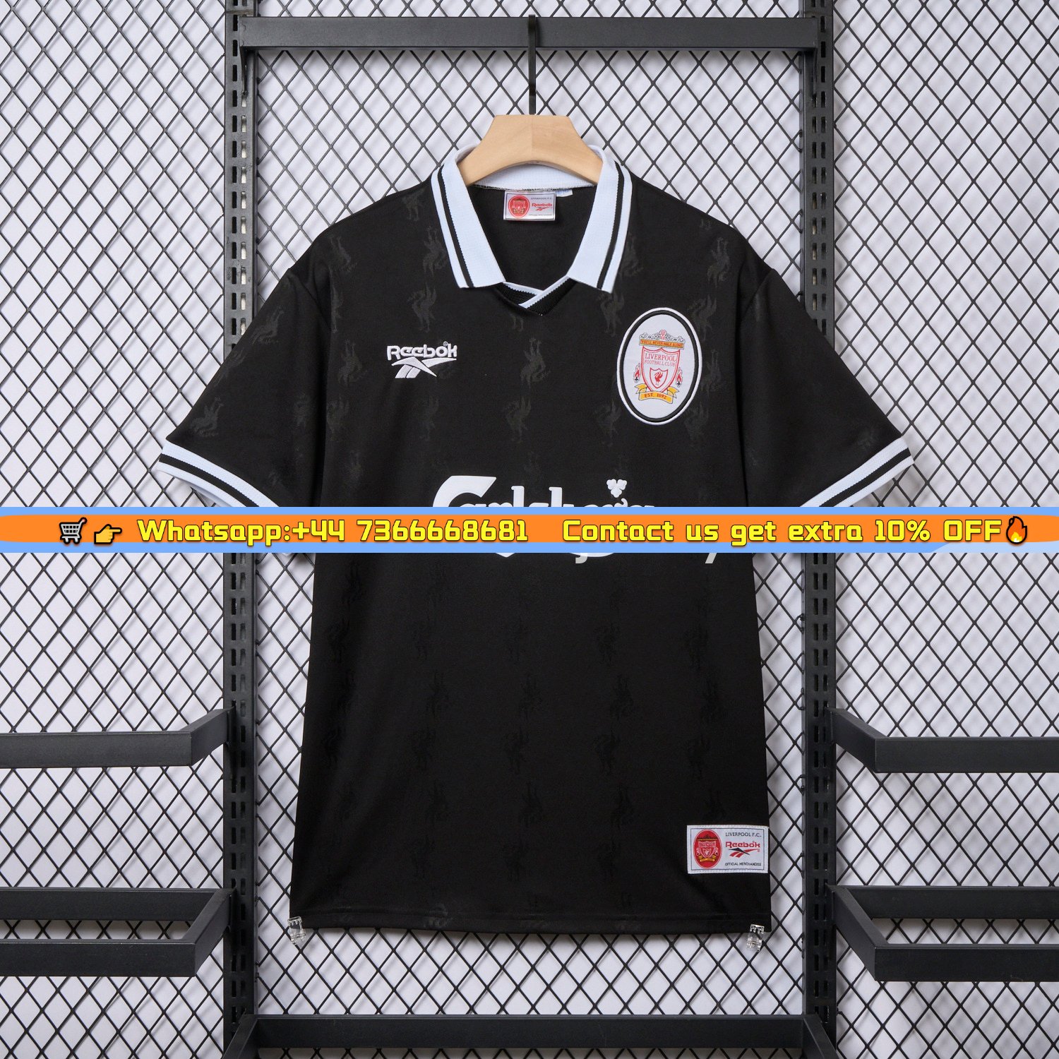 Retro Liver.pool 1996-97 Black Special Jersey