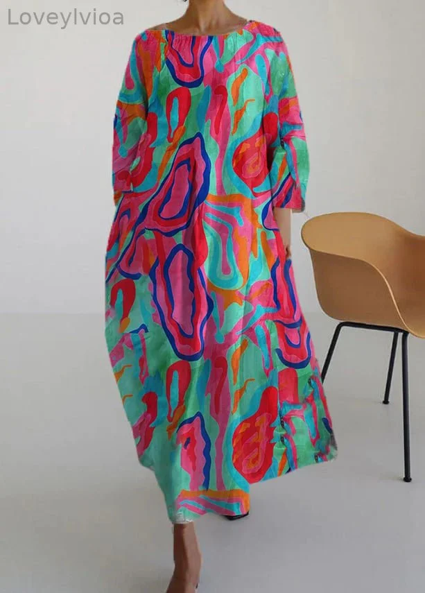Women's Casual Floral Print Dress