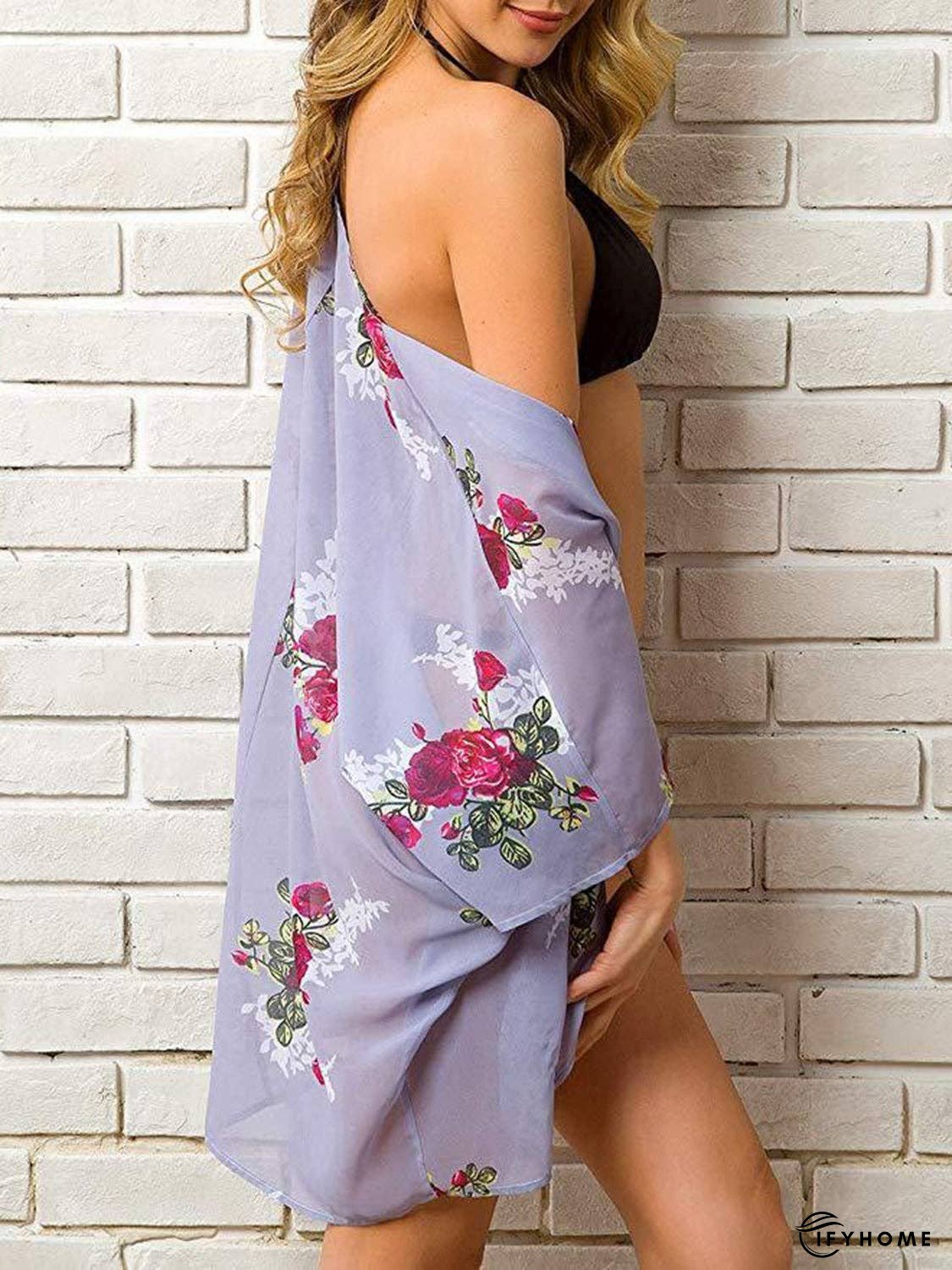 Open Front Half Sleeve Cover-Up | IFYHOME