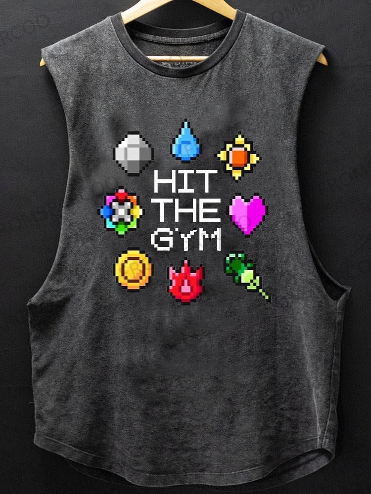 Hit The Gym  Scoop Bottom Cotton Tank