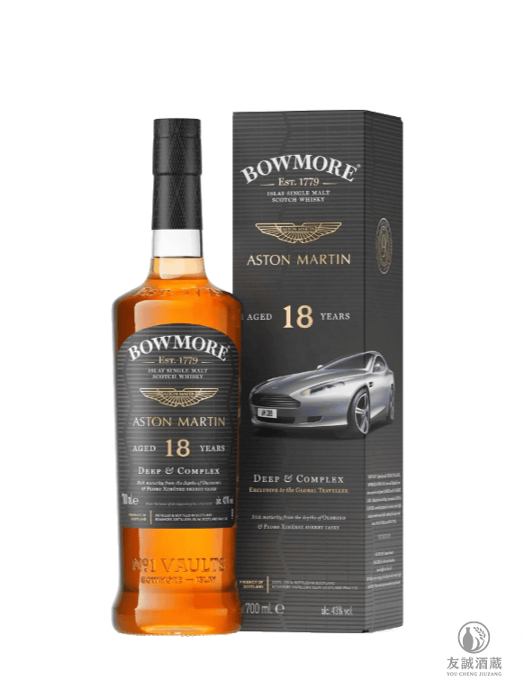 18年波摩奧斯頓&middot;馬丁 Bowmore  Aston Martin聯名（第三版） 友誠酒藏