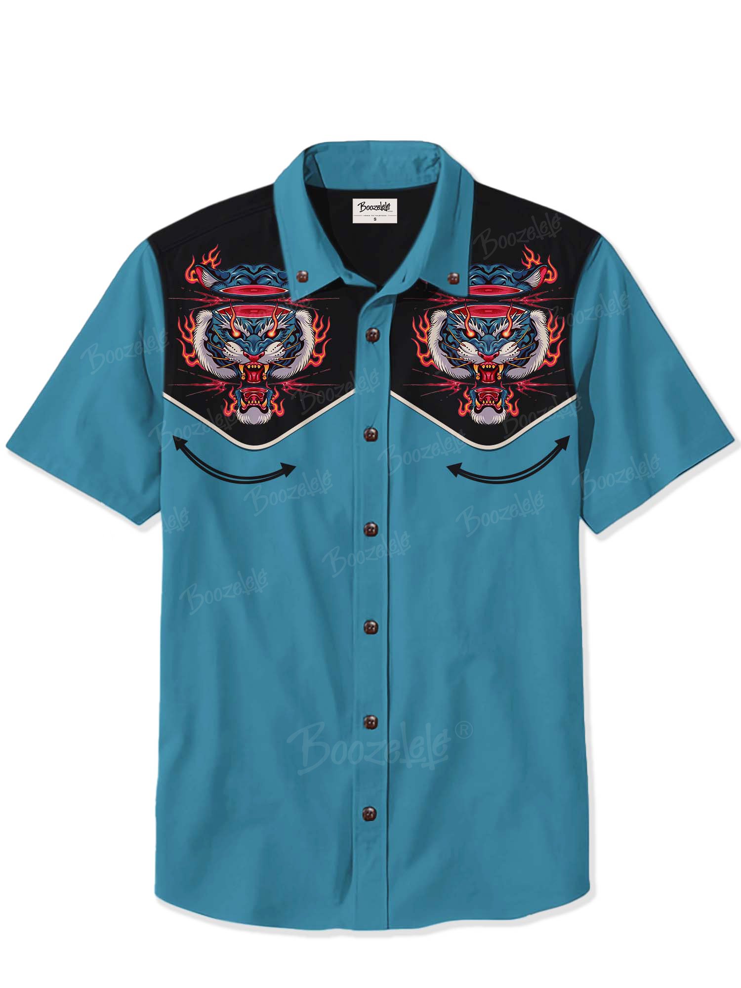 【Yusuf Muhaimin X Boozelele】Tiger Sliced - 100% Cotton Shirt