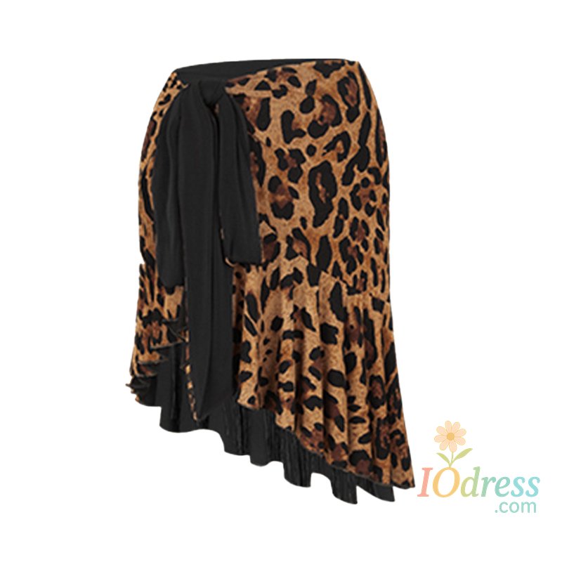 IO Dress ZYM New Women'S Chacha Latin Dance Costume Adults Backless Latin Top Tie up Skirt Female Performance Dance Clothing SL12784