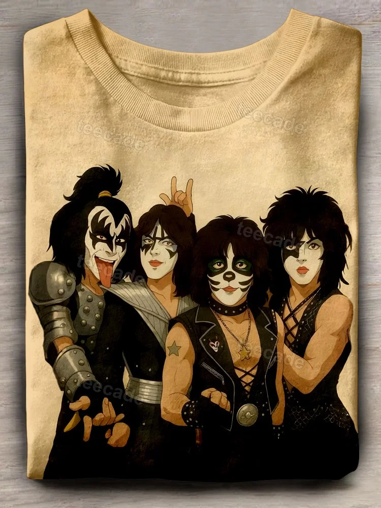 Teecade The Kiss Band T-shirt