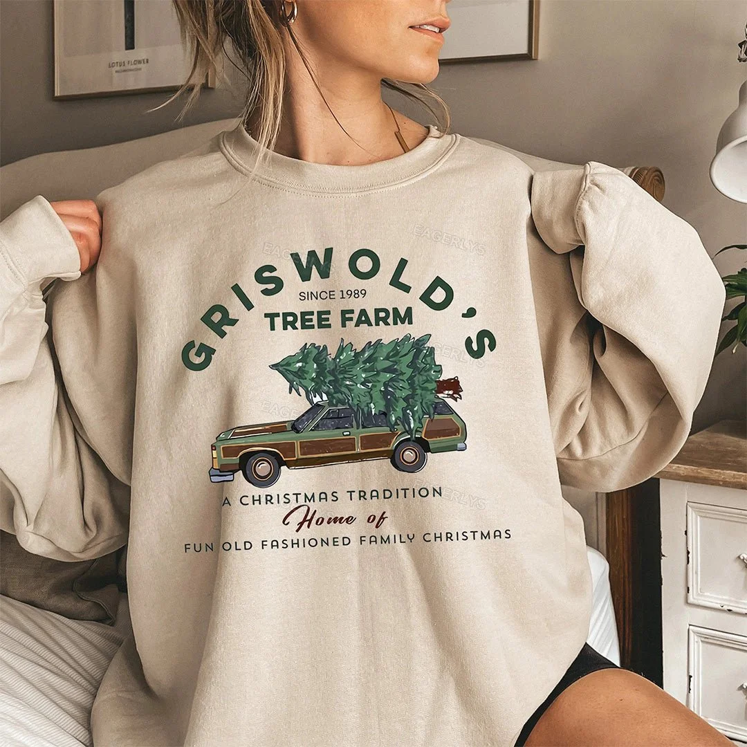 Eagerlys Vintage Griswold Christmas Sweatshirt Eagerlys