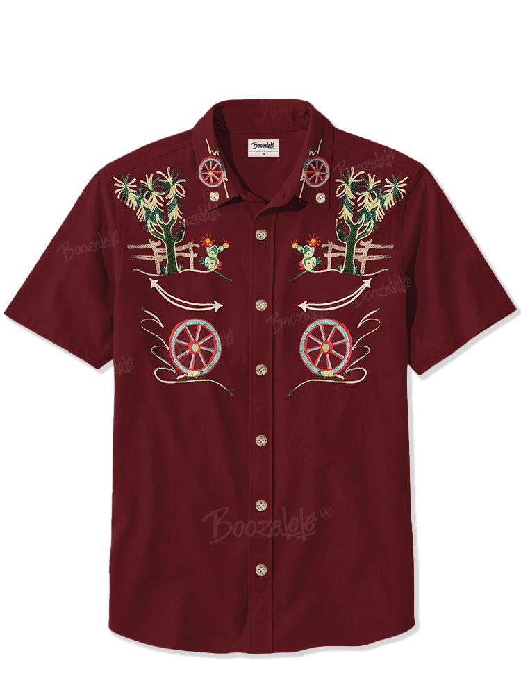 Classic Flower Cowboy - 100% Cotton Shirt