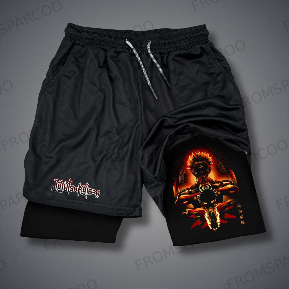 Casual Anime Personalized Printed Sports Shorts