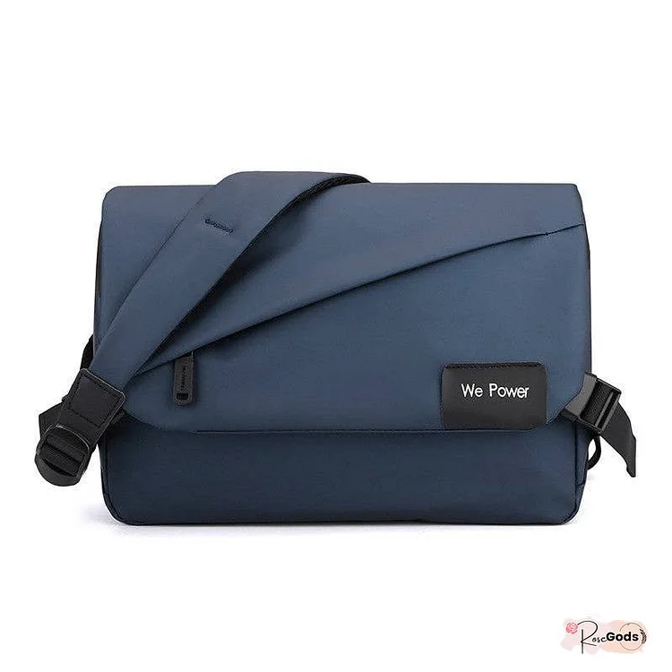 Men's Large Capacity Water-Resistant Messenger Bag