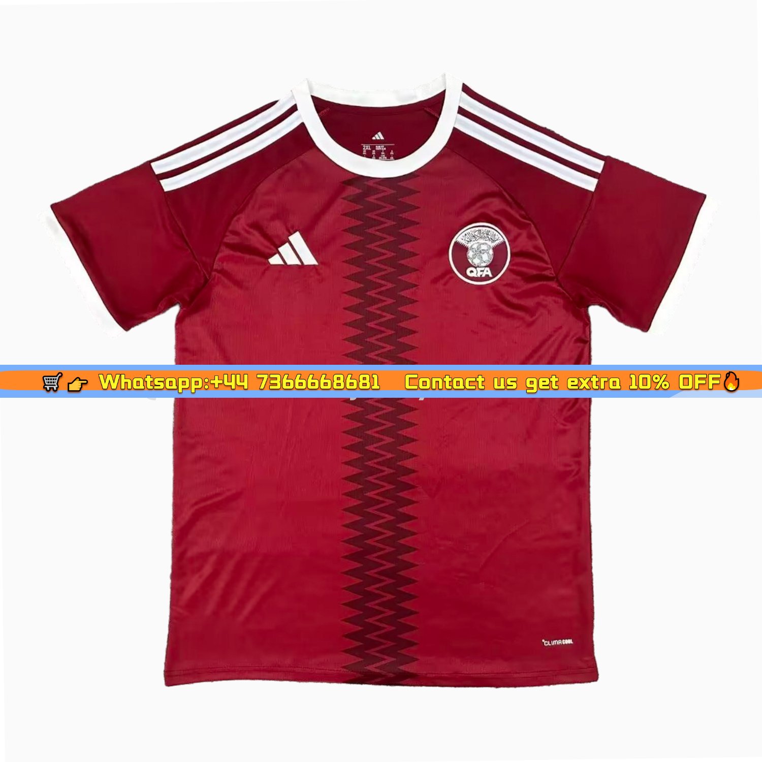 Qatar 2026 Home Jersey - Fans Version