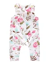 Flower Sleeveless Baby Girl Summer  Jumpsuit DEARBABYSTORE James Yang