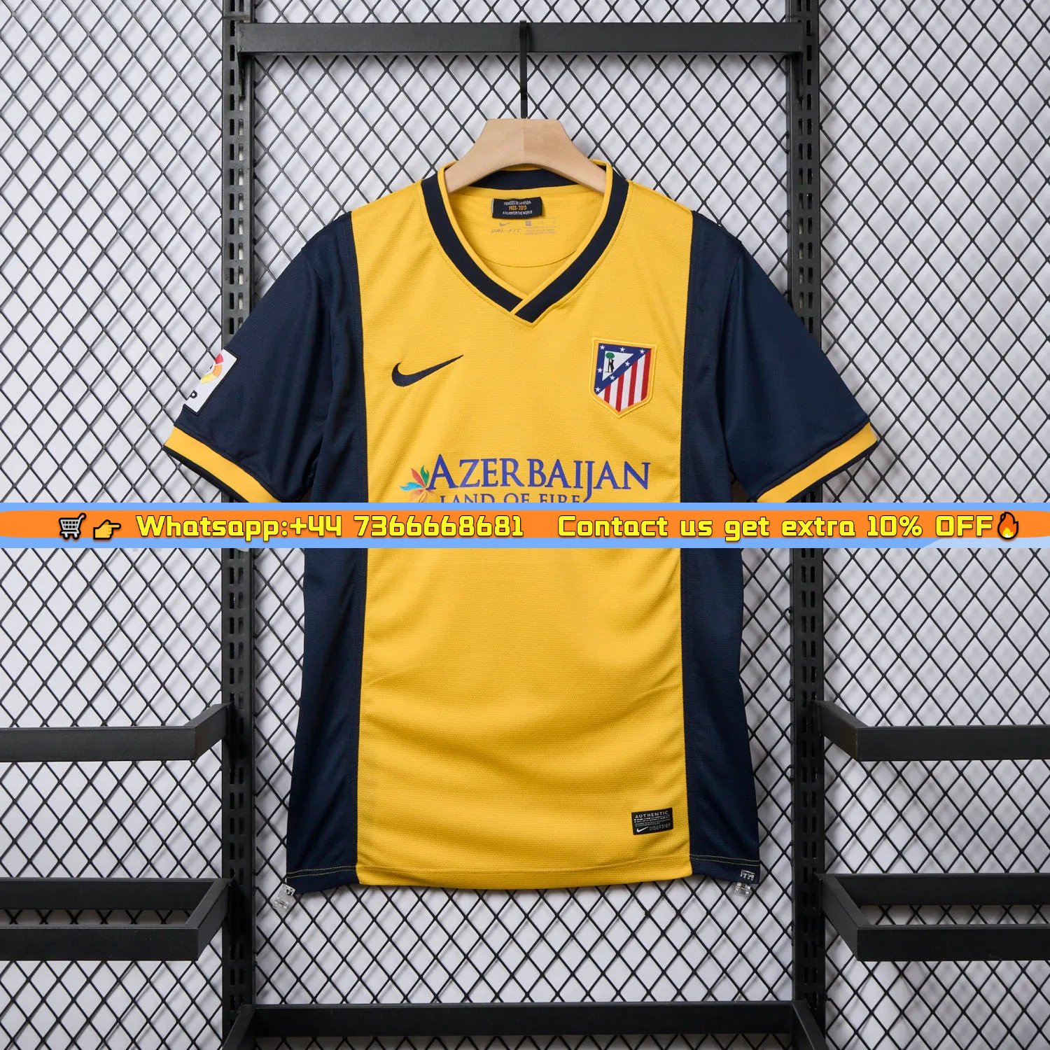 Retro Atletico Madrid 2013-14 Away Jersey