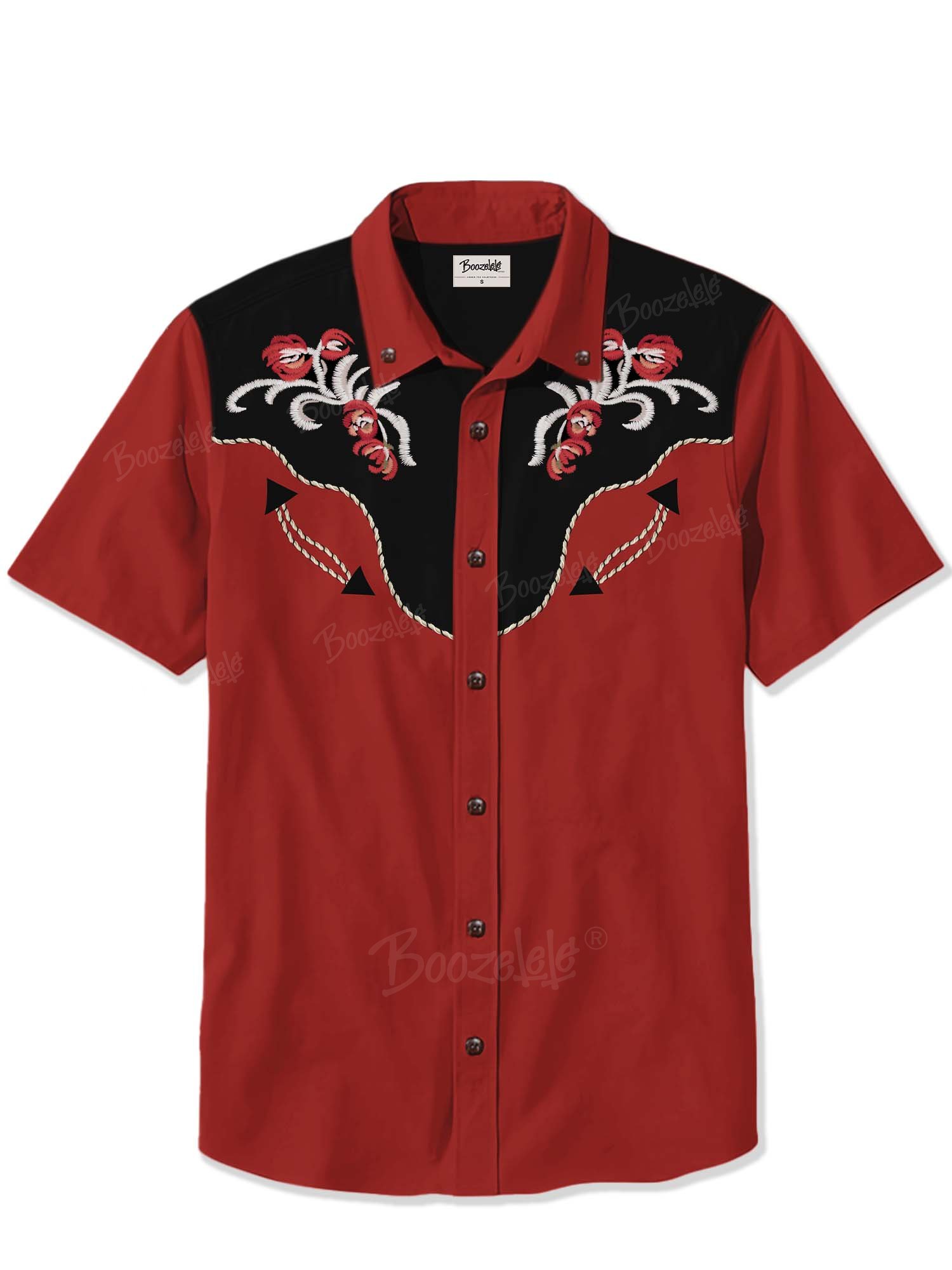 Western Vintage Flower - 100% Cotton Shirt