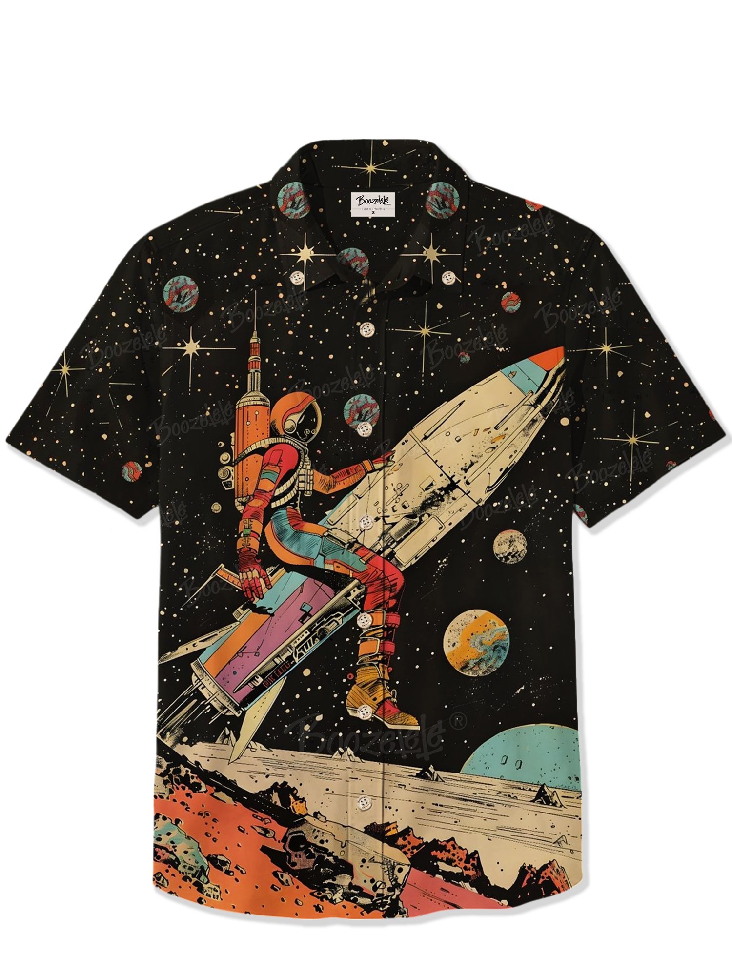 Astronaut Rocket Planet- 100% Cotton Shirt