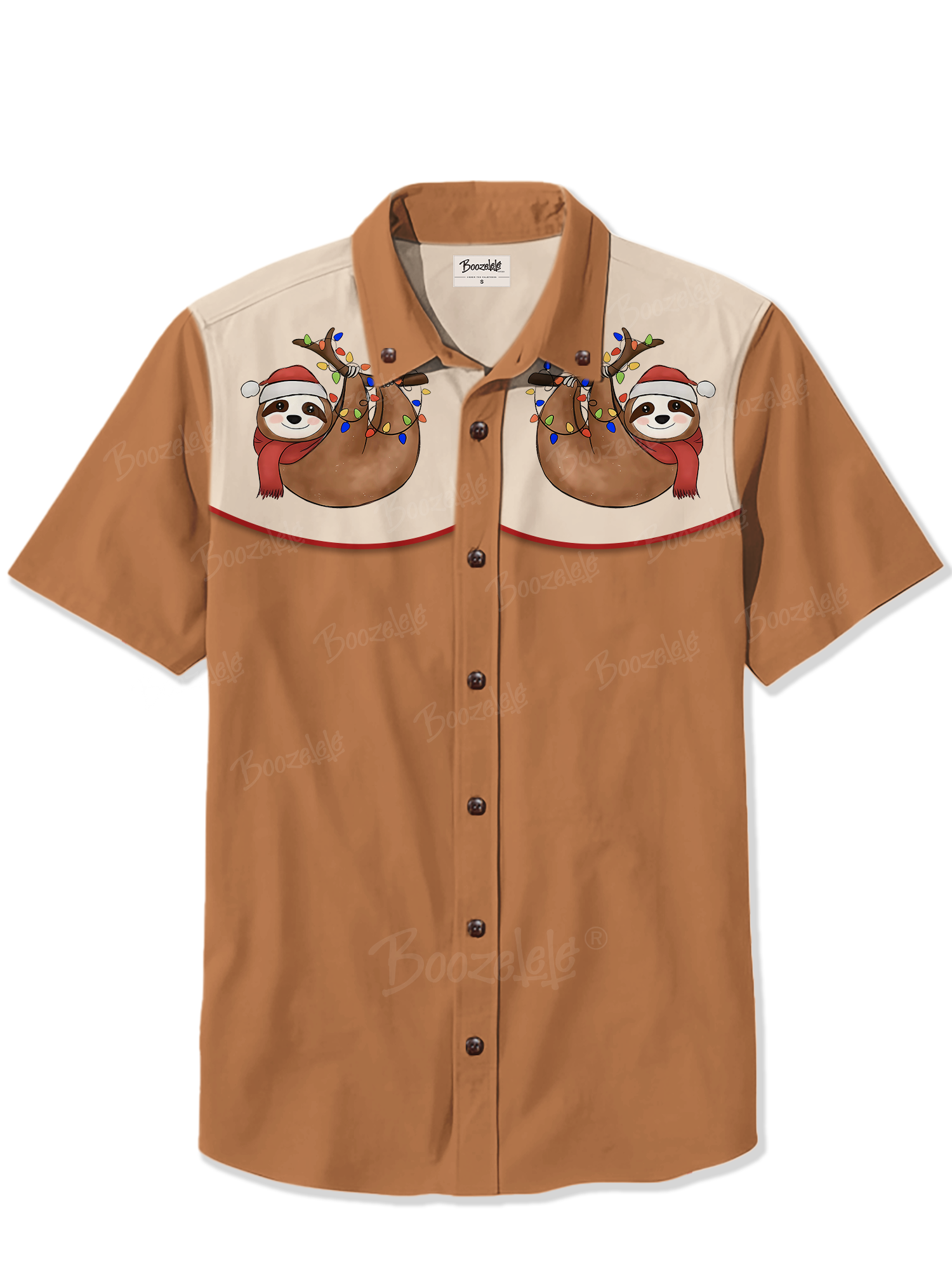 Christmas Sloth - 100% Cotton Shirt
