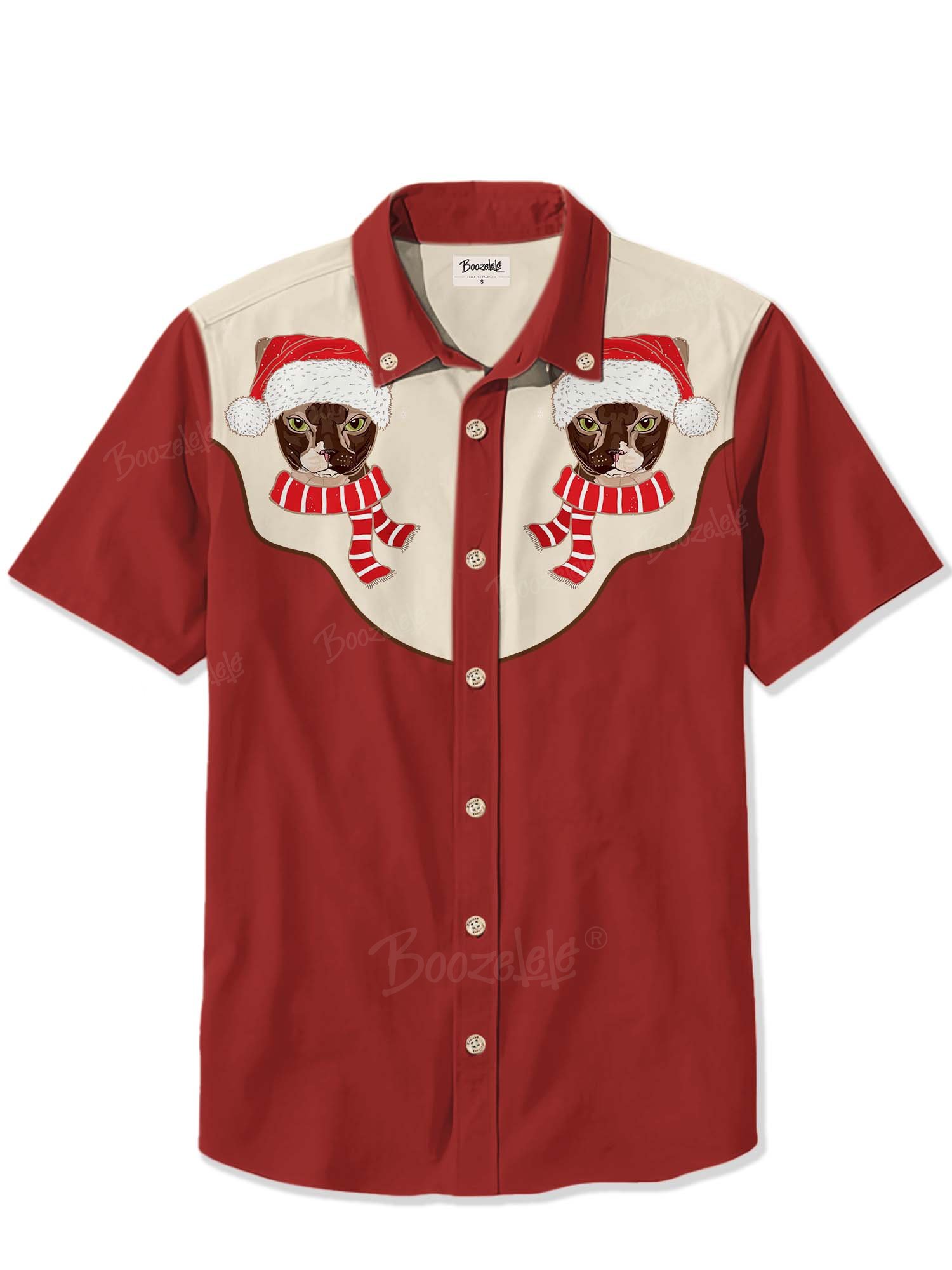 Christmas Cat - 100% Cotton Shirt