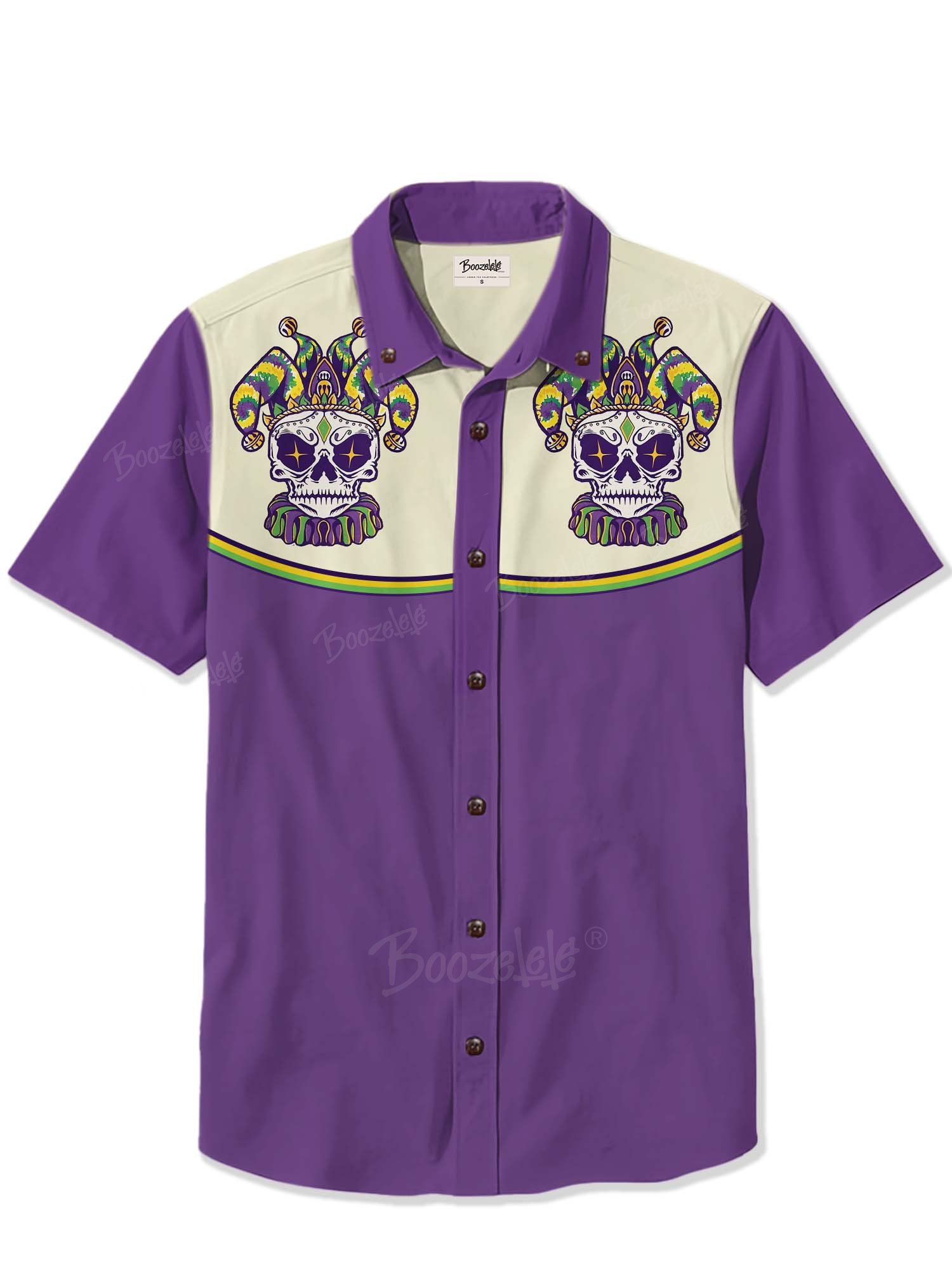 Mardi Gras Clowns - 100% Cotton Shirt