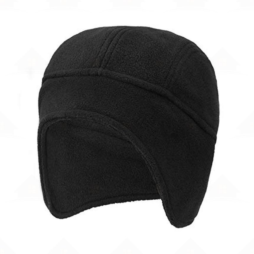 Home Prefer Skull Cap with Ear Flaps, Winter Windproof Soft Warm Fleece Beanie Hats
