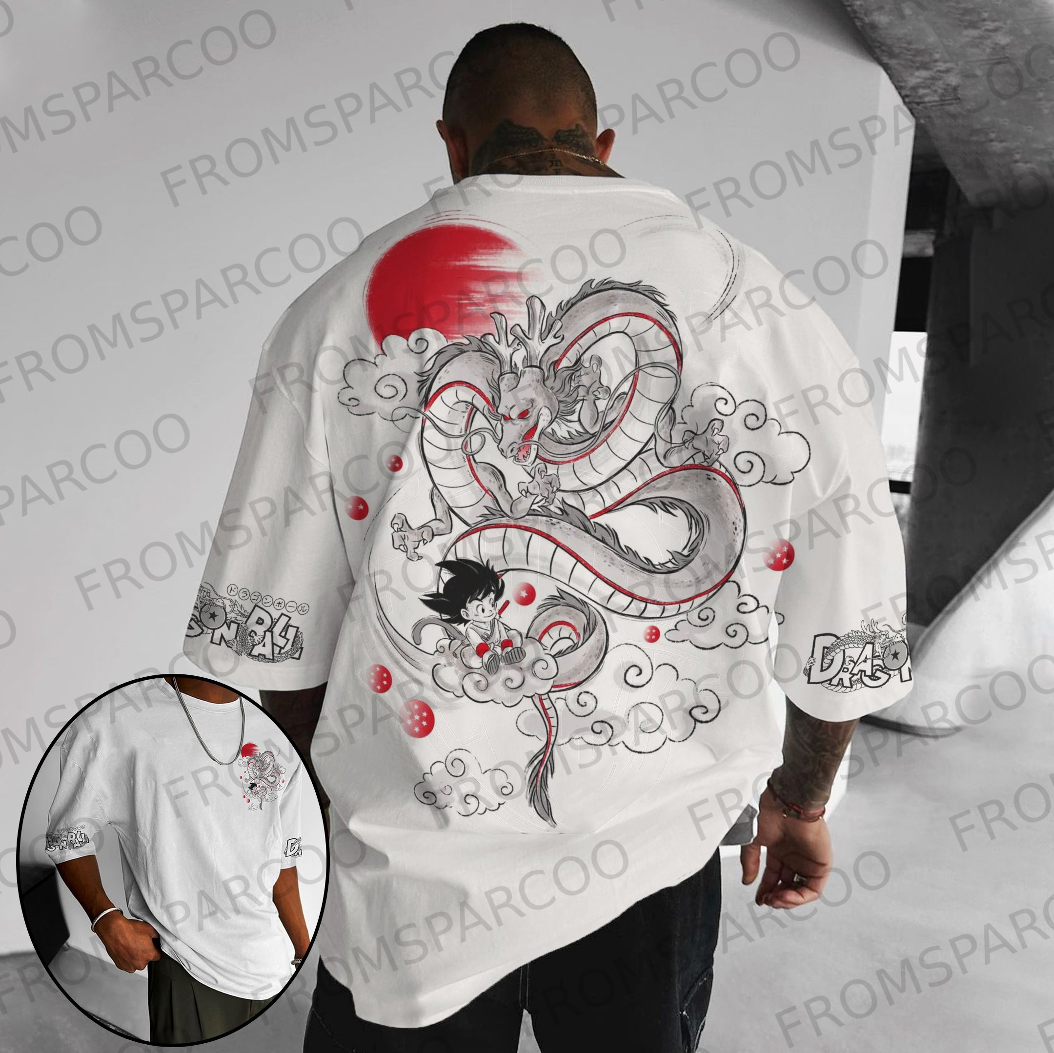 Unisex Dragon Ball Anime Print T-Shirt