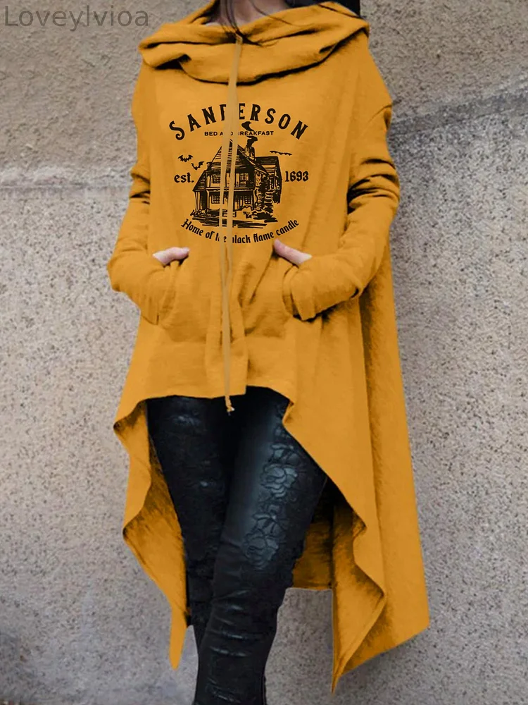 Spooky Babe Gradient  Long Sleeve Sweatshirt