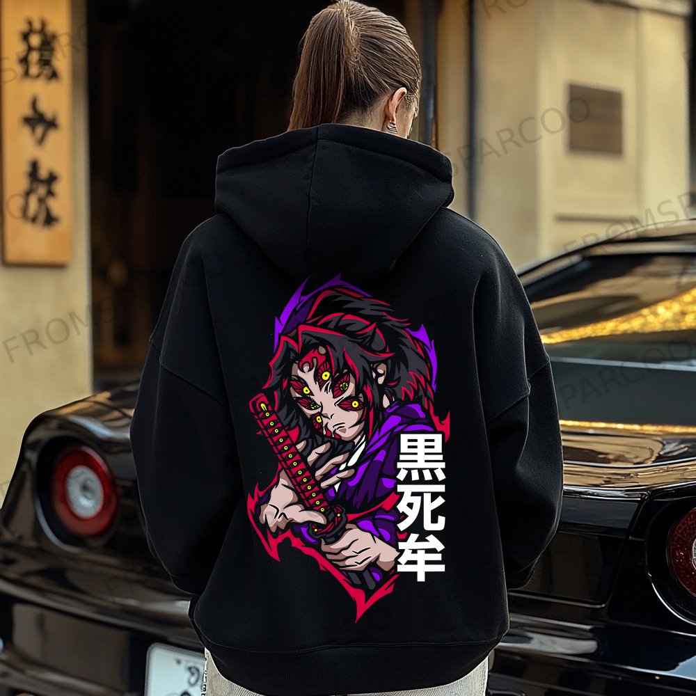 Oversized Unisex Anime  Print Hoodie