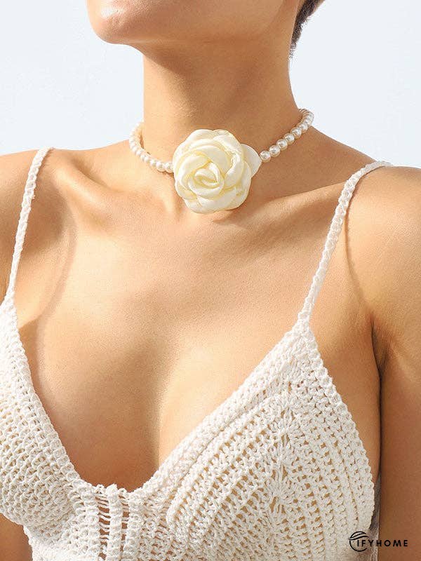 Three-Dimensional Flower Necklaces Accessories | IFYHOME