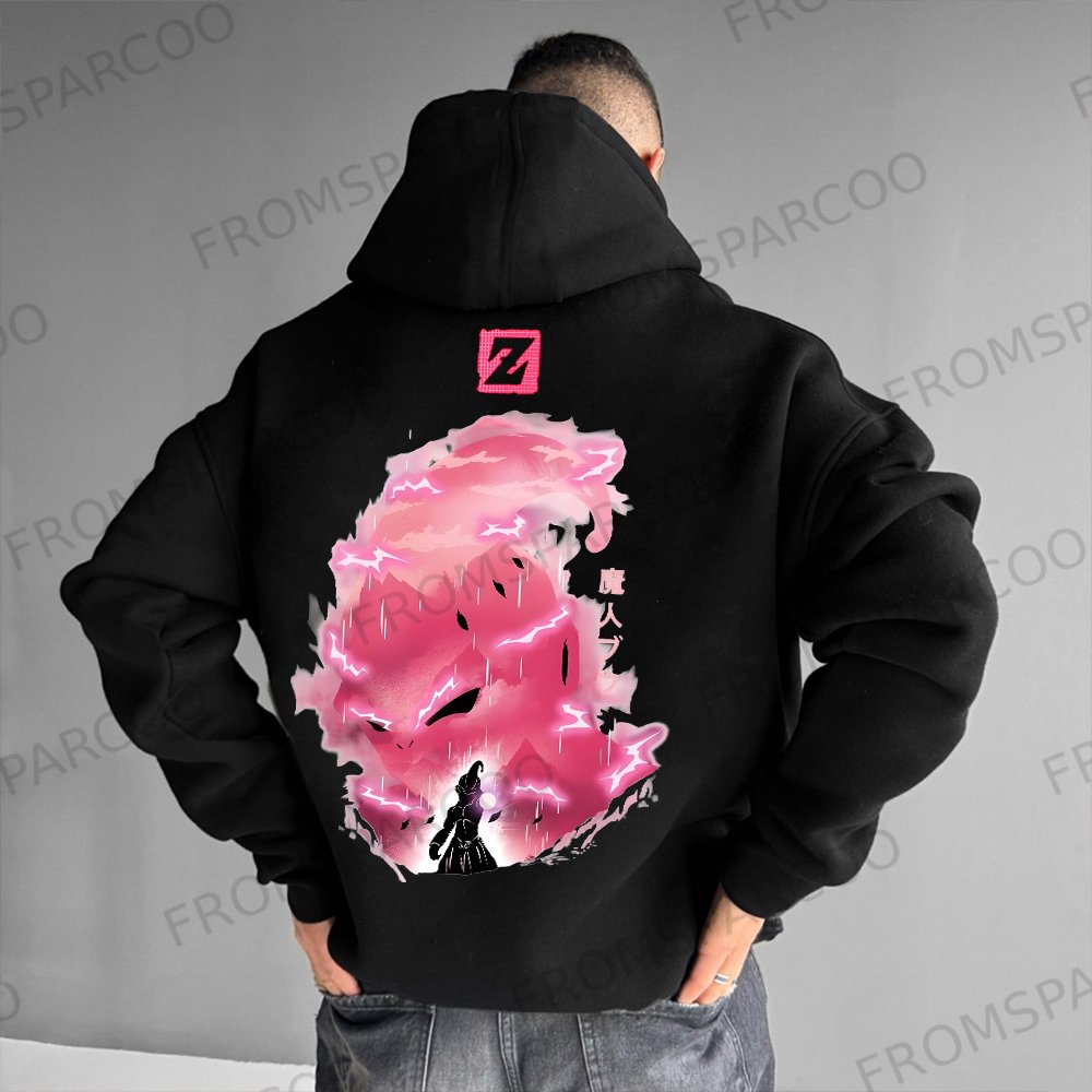 Unisex Anime MAJIN BUU Print Hoodie