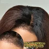 New Glueless Kinky Straight Black Gradient Light Brown Bob Wigs