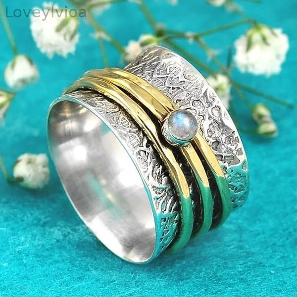 🎁Moonstone Meditation Ring