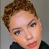 Short Pixie Cut Wigs Curly Hair for Black Women