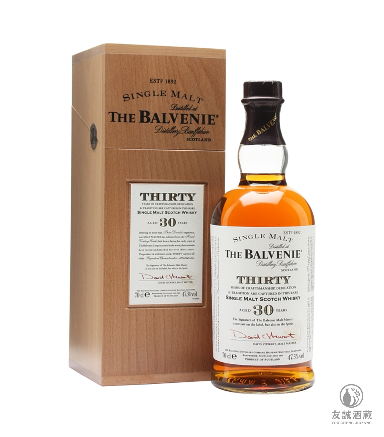 百富 The balvenie 30年 THIRTY 友誠酒藏
