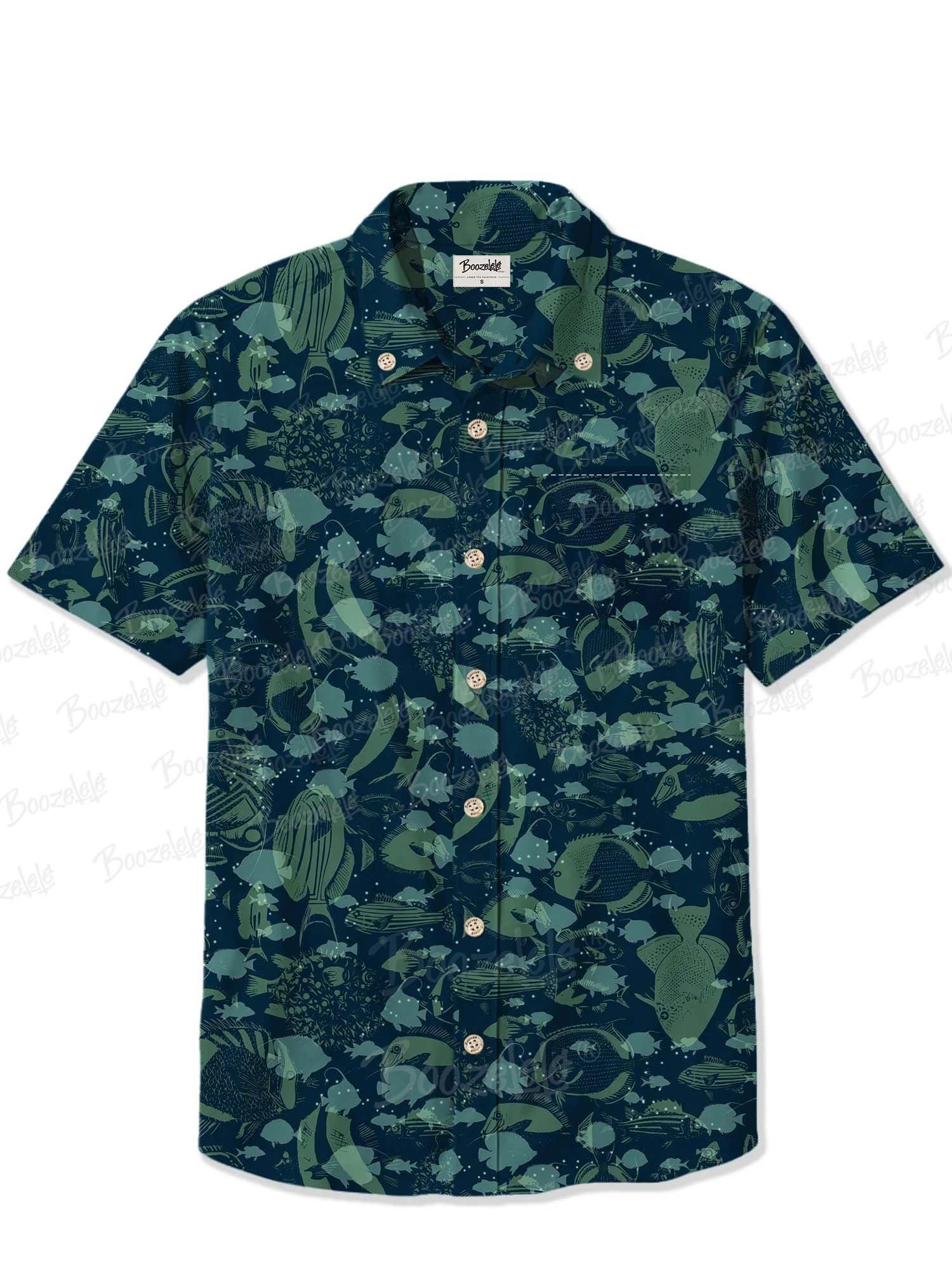 【Annick X Boozelele】Fish Criss-Cross - 100% Cotton Shirt