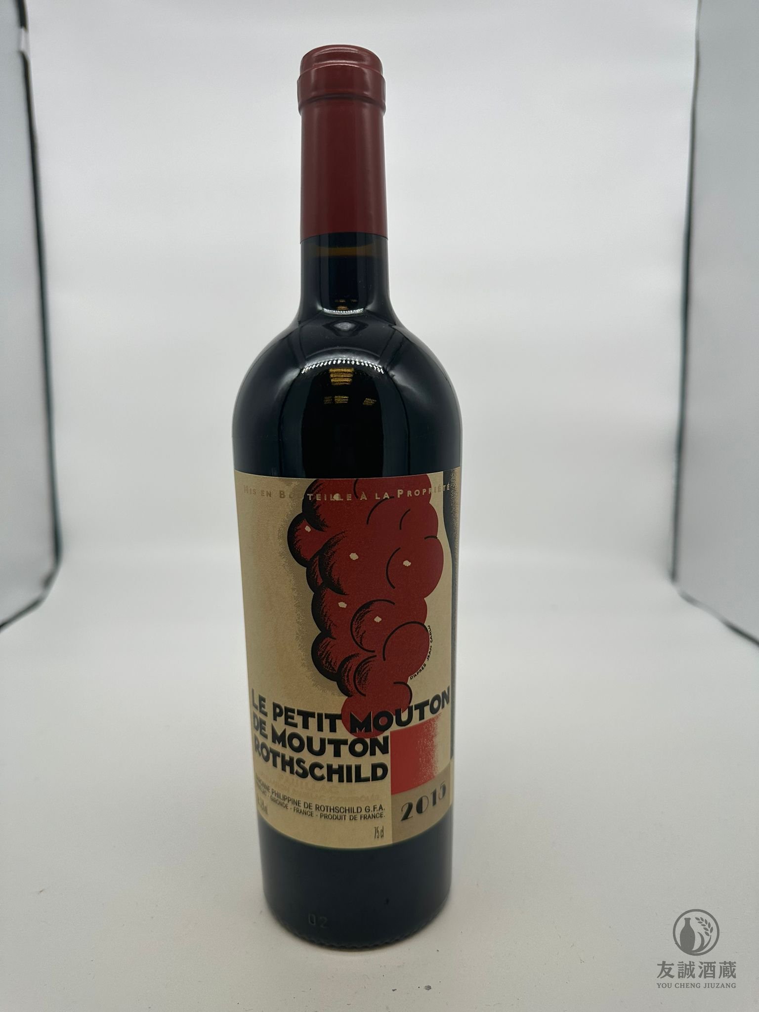 【A10769】小木桐 Le Petit Mouton 2015｜卓越年份｜完美品相｜收藏價 友誠酒藏