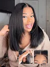 Yaki Straight Put On & Go Glueless Bob Wig Beginner Friendly