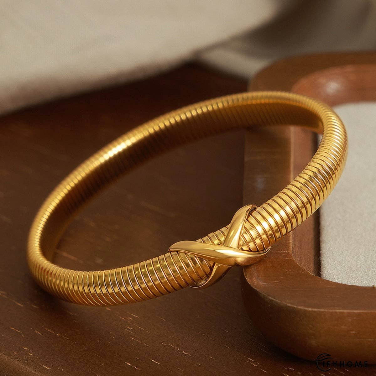 Titanium Steel Spring Shape Bracelet | IFYHOME