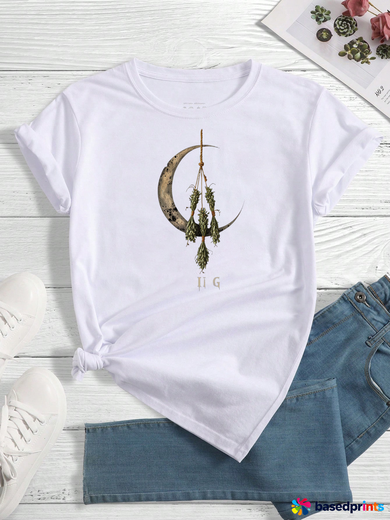 White Moon Herbs Graphic Tee