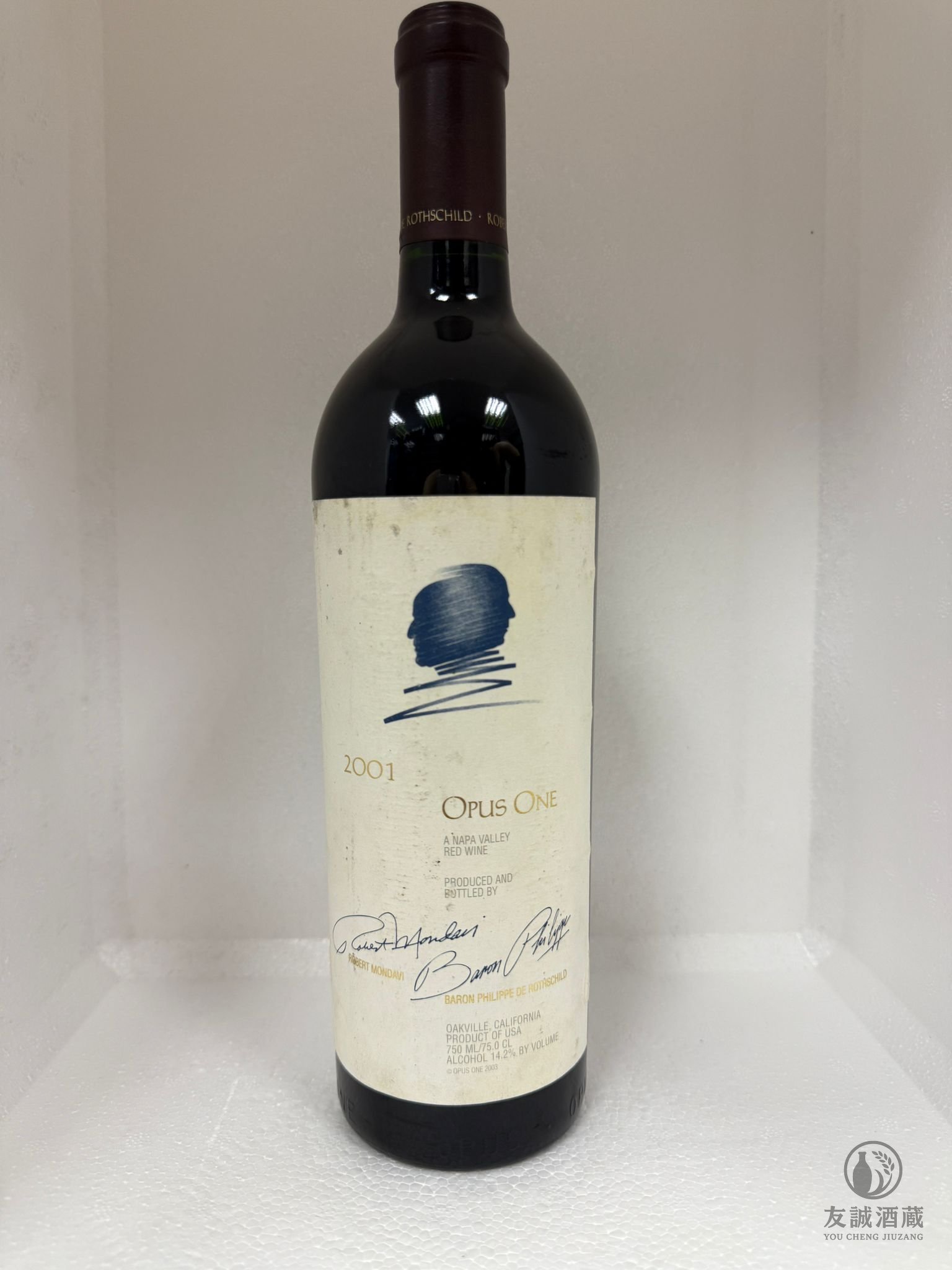 【D0308】作品一號 Opus One 2001｜正標霉點 友誠酒藏