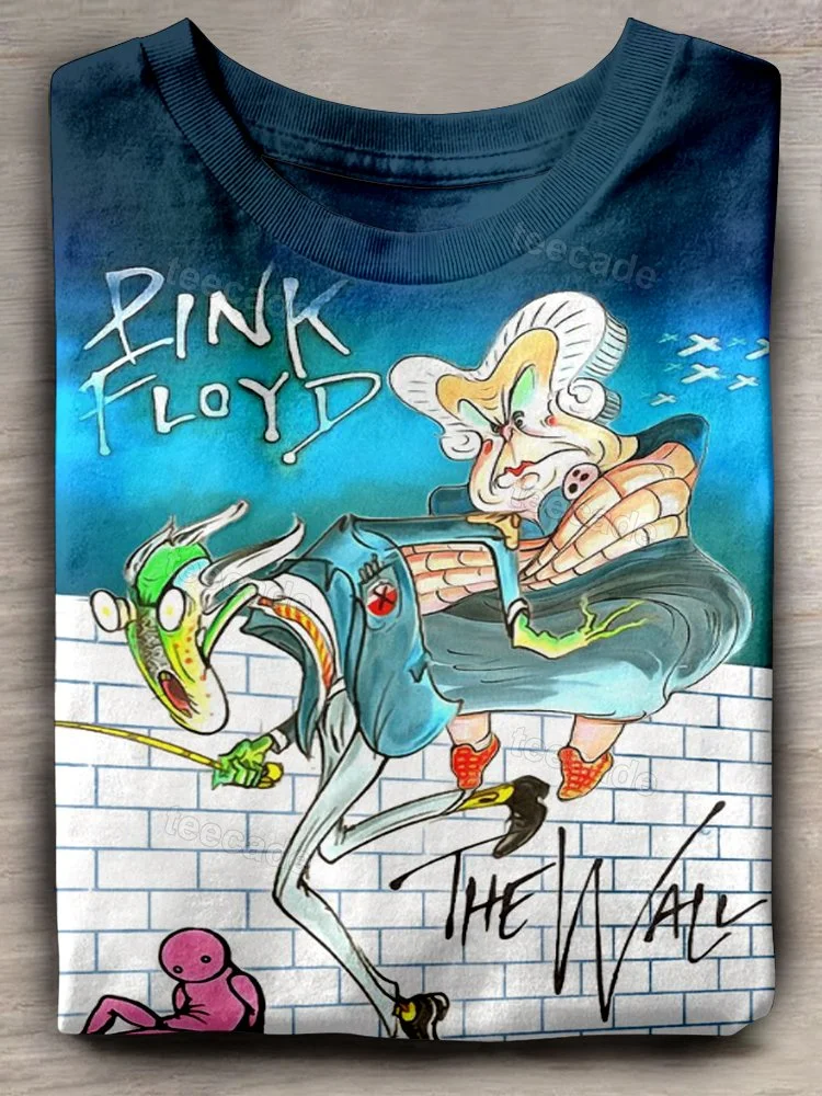 Teecade Teecade Pink Floyd The Wall Art Print T-shirt