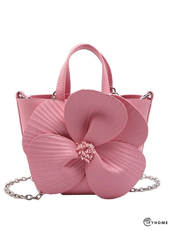 Flower Shape Pleated Split-Joint Bags Crossbody Bags Handbags Tote Bags | IFYHOME