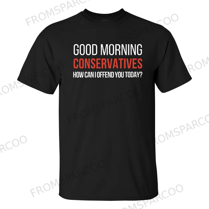 Good Morning  Printed Men's T-shirt