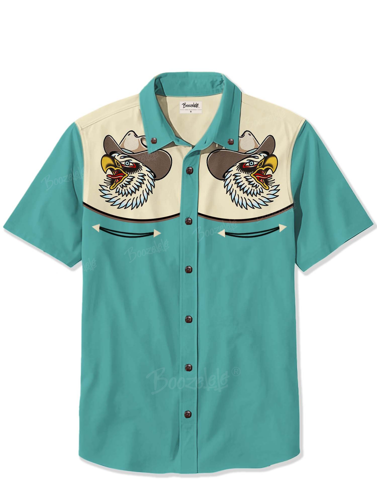 Western Eagles Cowboys - 100% Cotton Shirt