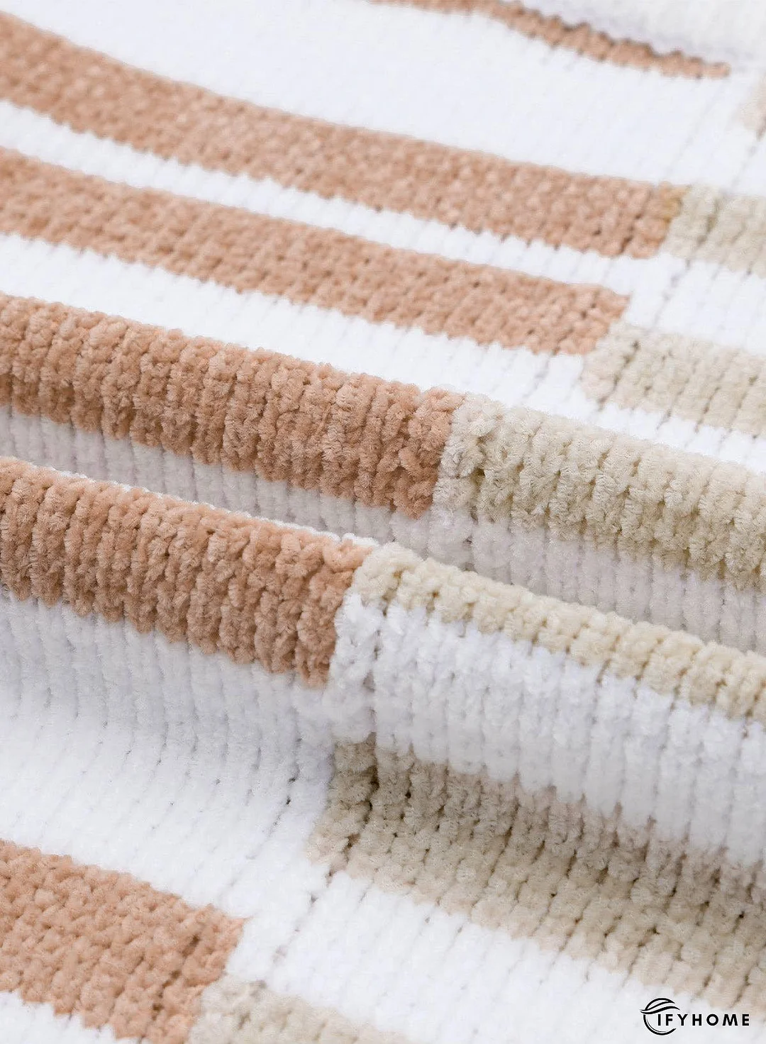 Color Block Drop Shoulder Pullover Striped Sweater | IFYHOME