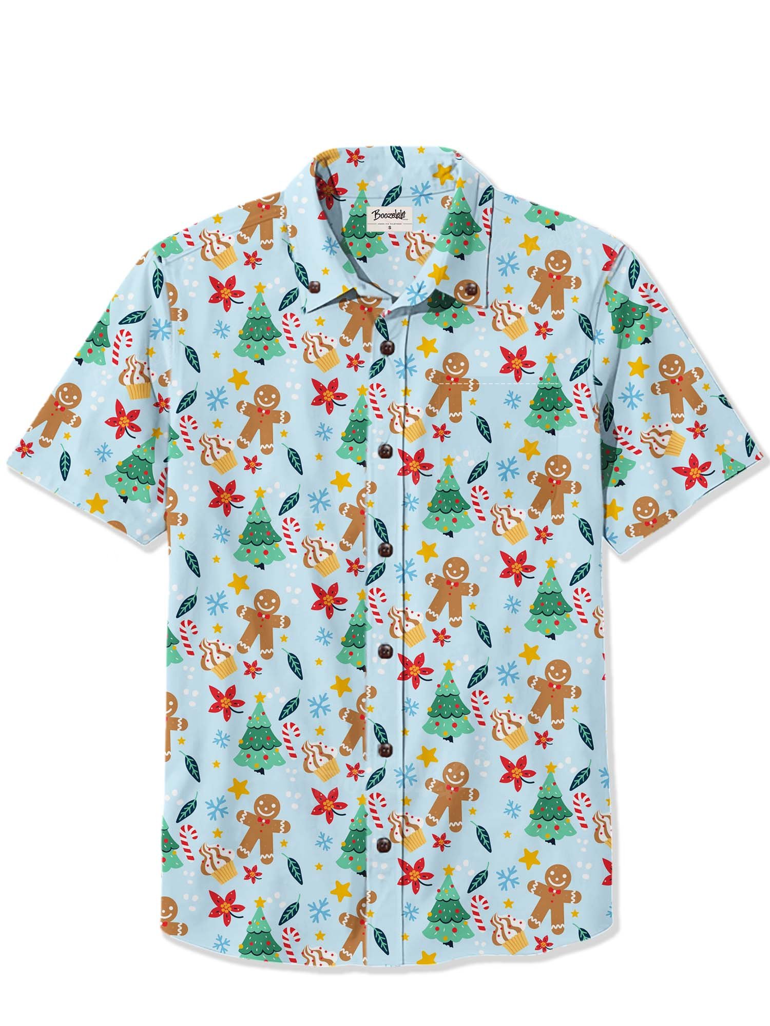 Christmas Gingerbread Man - 100% Cotton Shirt
