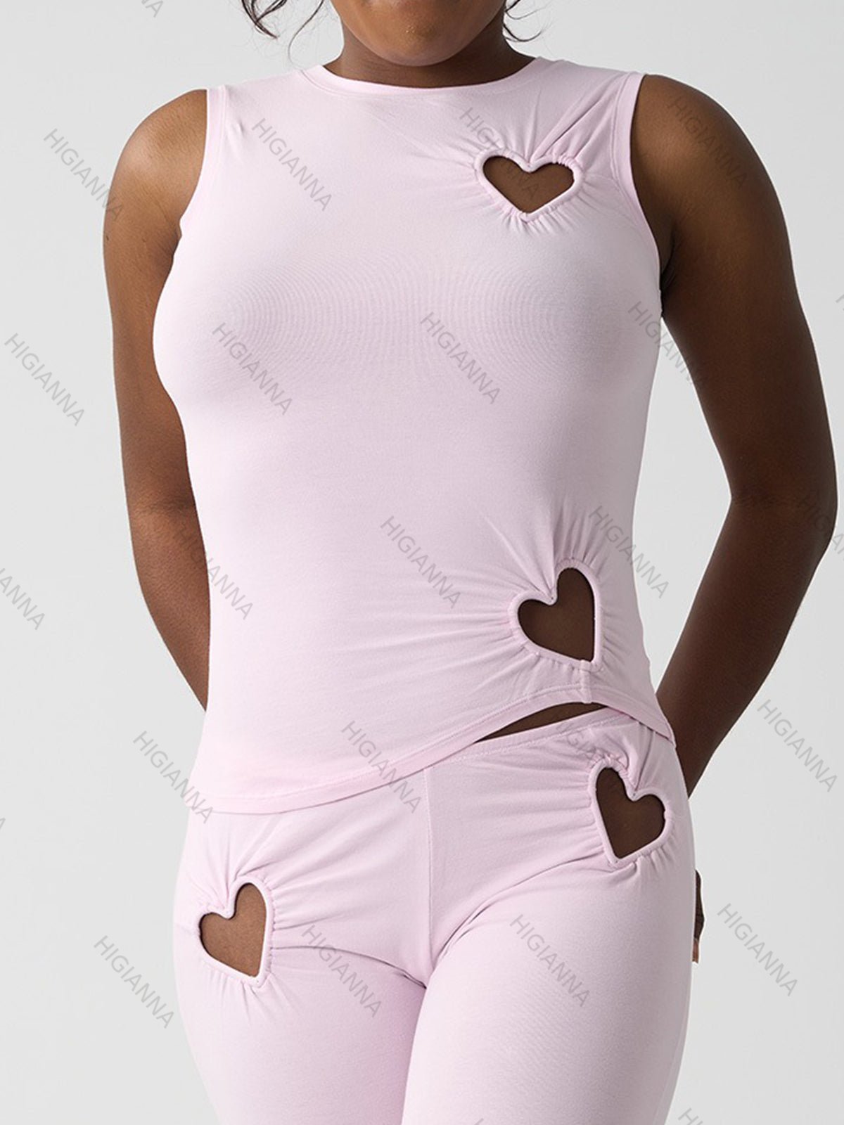 Sleeveless Heart Cutout Top - HIGIANNA&reg;