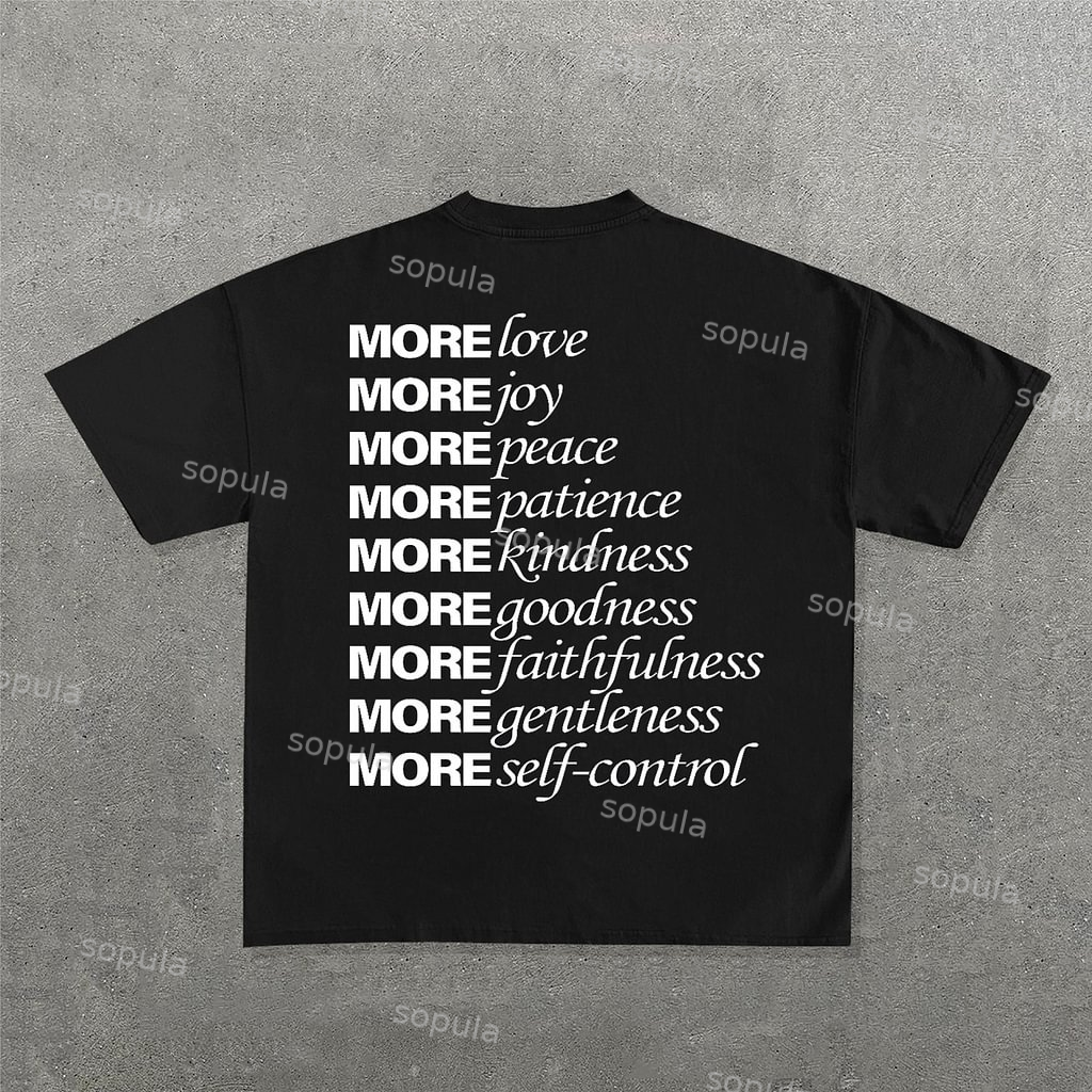 Sopula Vintage Made For More Graphic 100% Cotton T-Shirt