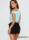 Paltrow Cargo Mini Skort Washed Black