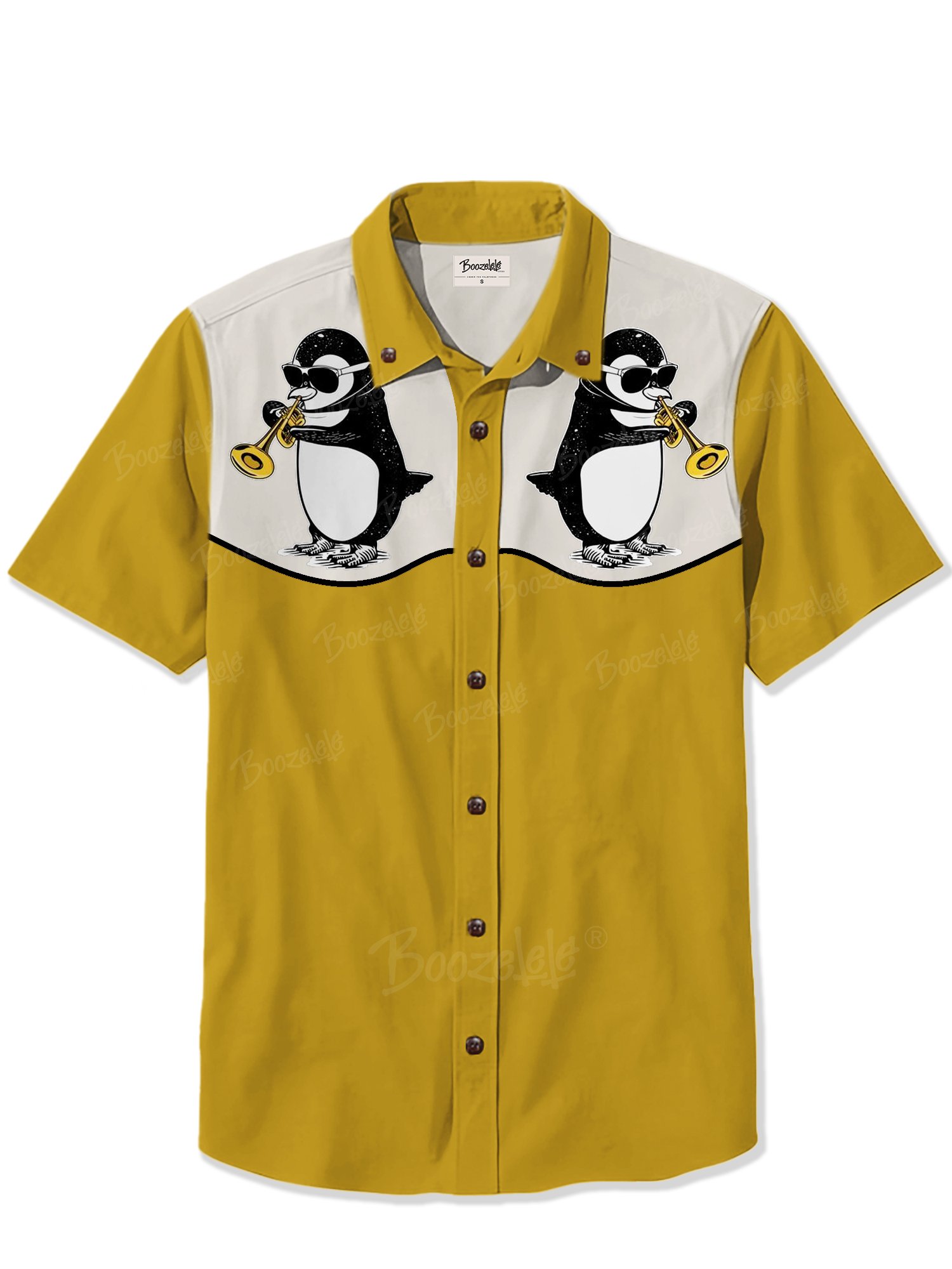 Cute Penguins Sing Music - 100% Cotton Shirt