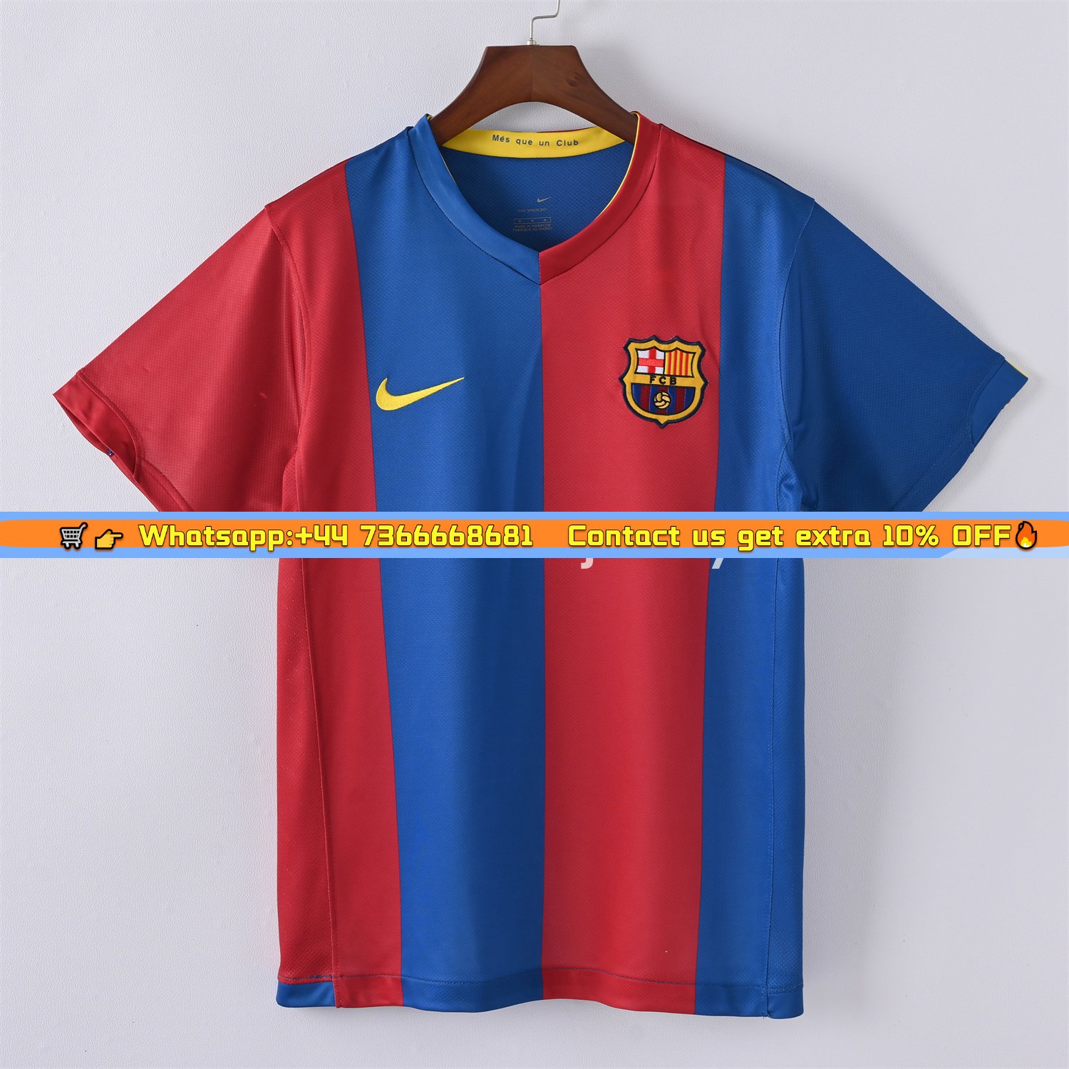 B.A.R.S.A Retro 06-07 Home Unsponsored Jersey