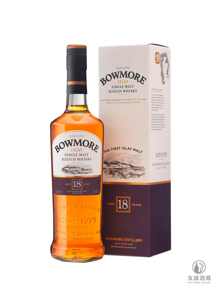 波摩Bowmore 18年舊版 友誠酒藏