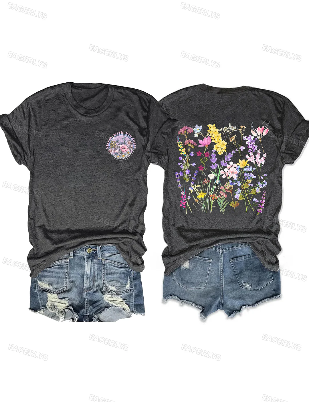 Eagerlys Bloom With Kindness T-shirt Eagerlys