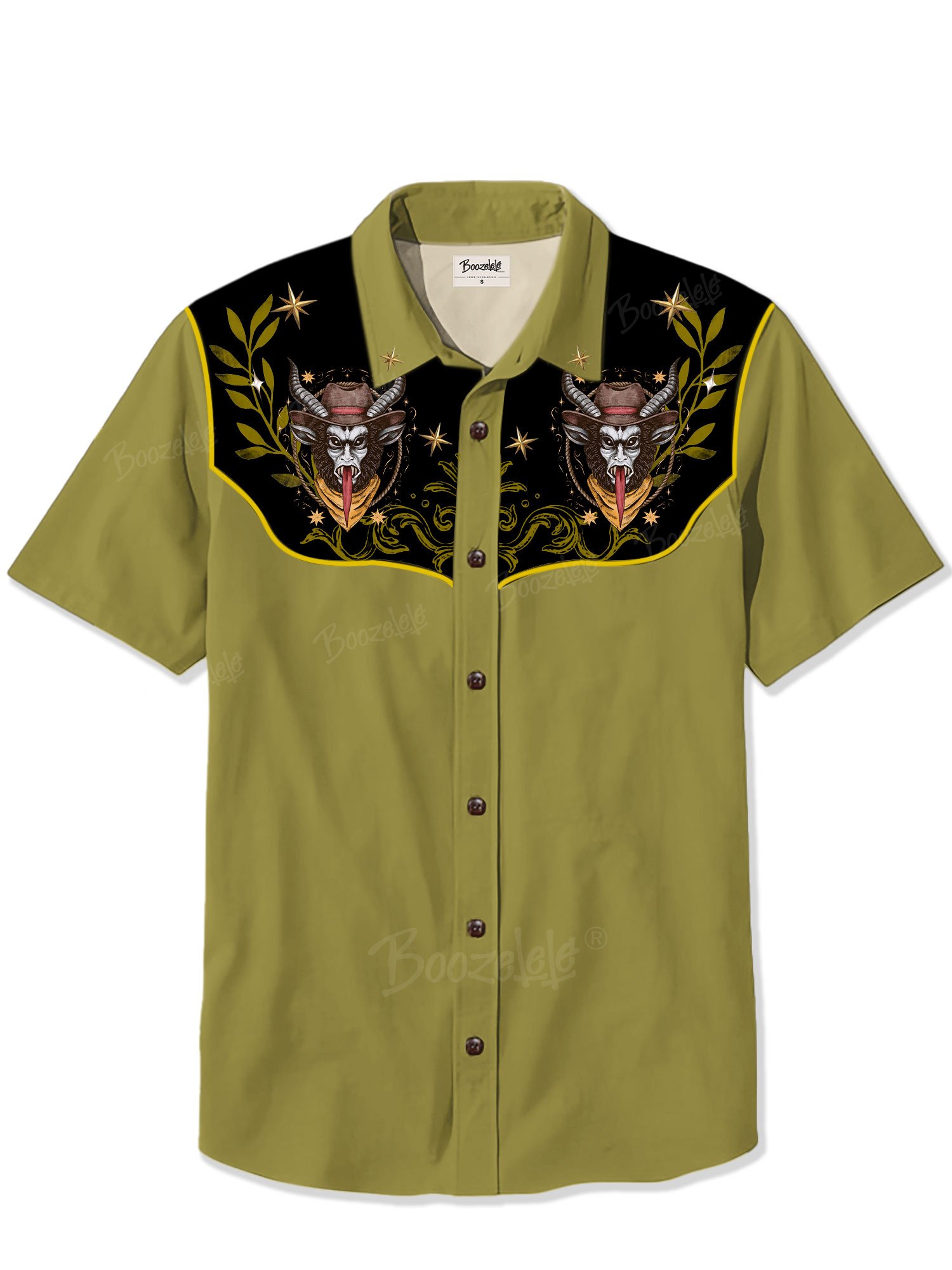 【Mystic Heart X Boozelele】Christmas Merry Krampus Devil's Little Ghost Pattern &ndash; 100% Cotton